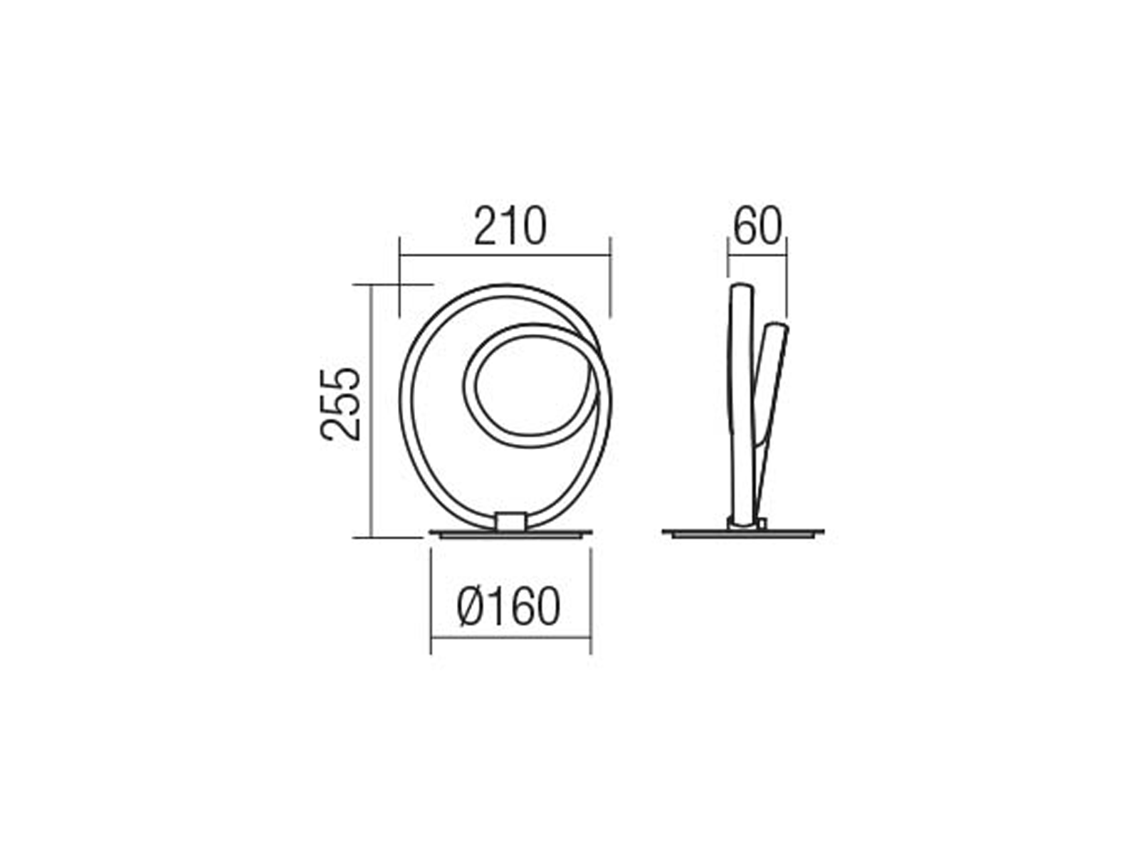 Stolní LED lampa Sintra, matně bílá, 12W, 3000K, 25,5cm