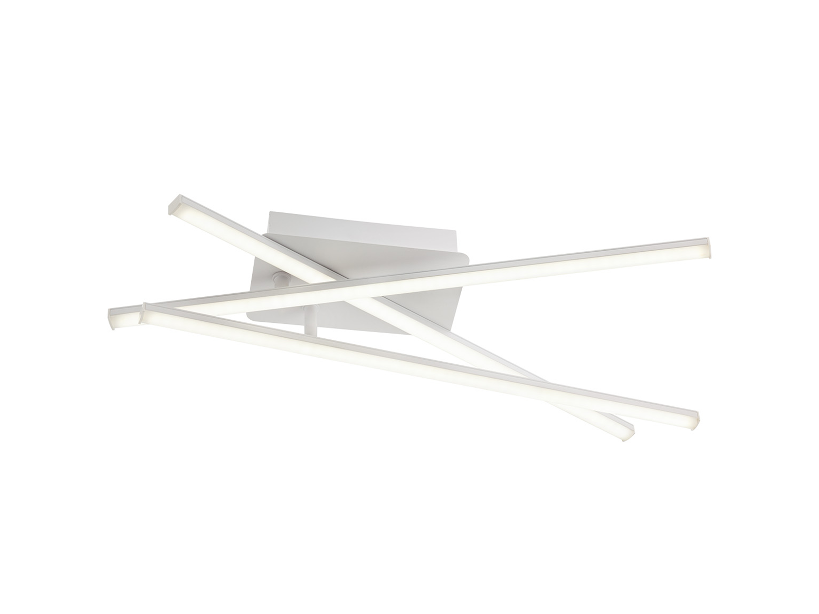 Stropní LED svítidlo Yuno, matná bílá, 26W, 4000K, 69cm