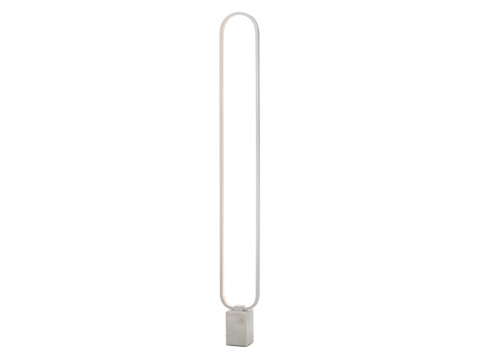 Stojací LED lampa Ado, pískově bílá, 24W, 3000K, 149cm