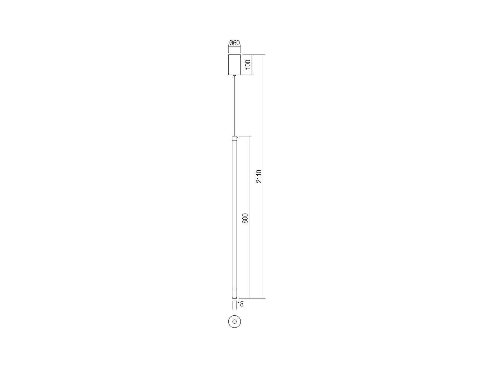 Závěsné LED svítidlo Tavoo, mosaz, 11W, 3000K, 80cm