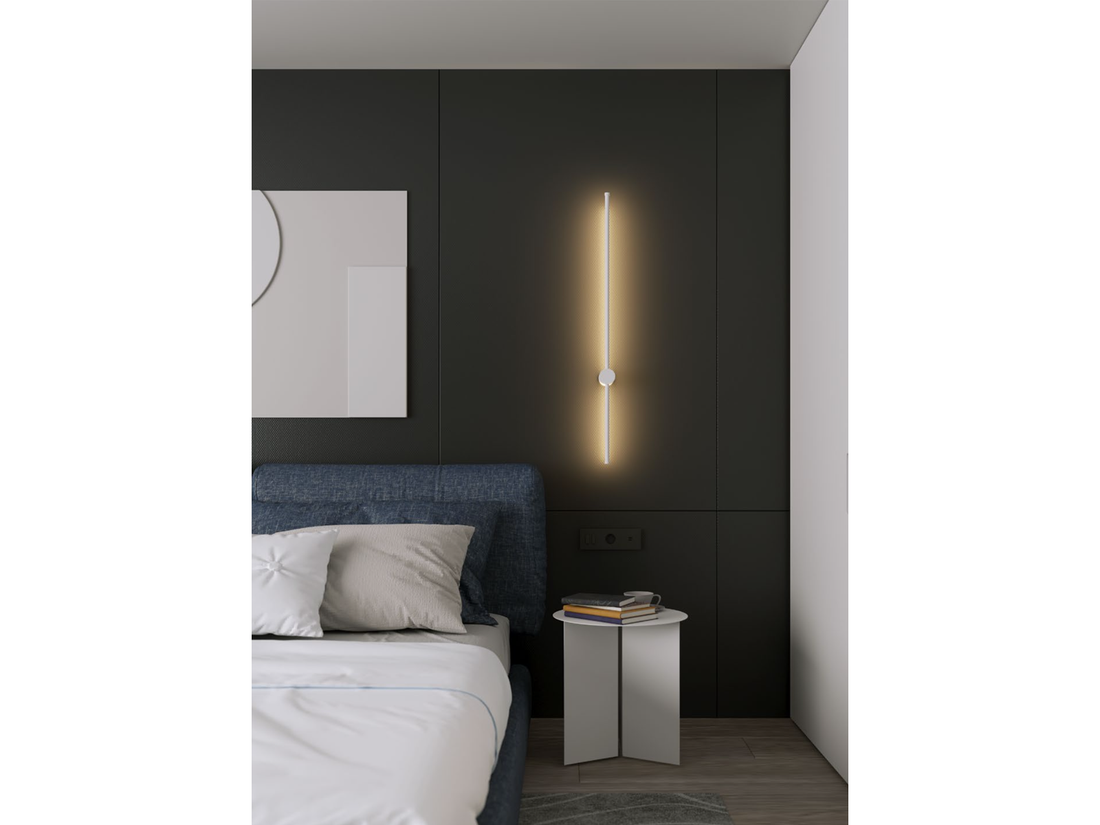 Nástěnné LED svítidlo Taboo, matně bílá, 11W, 3000K, 103,2cm