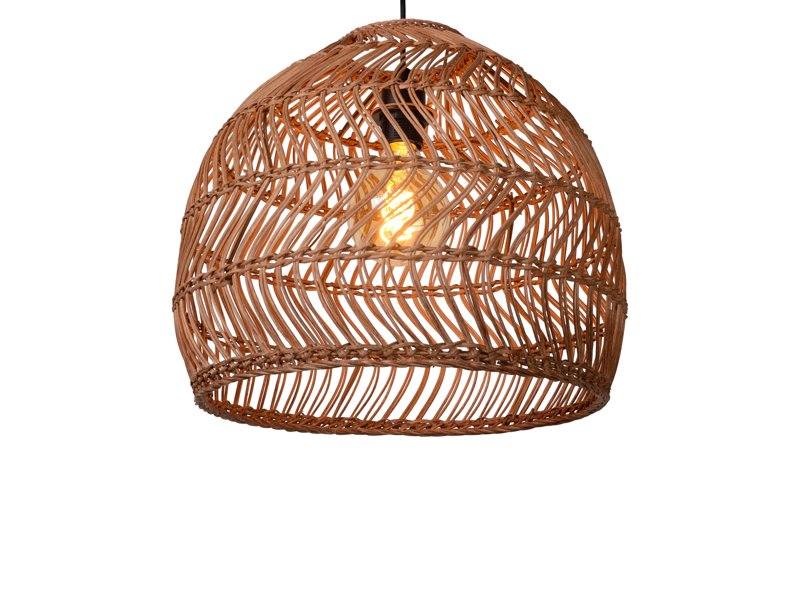 Závěsné svítidlo Moloko, okrově žluté, E27, ø40cm