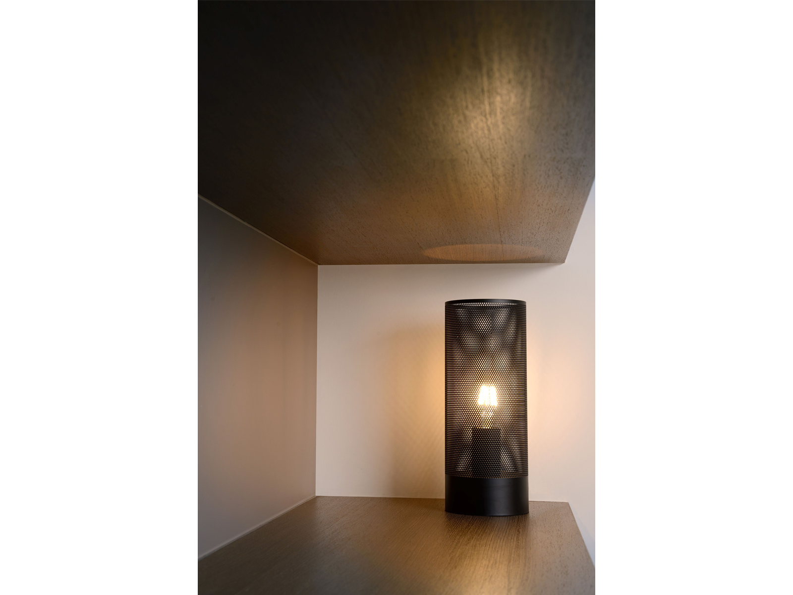Stolní lampa Beli, černá, E27, 30cm