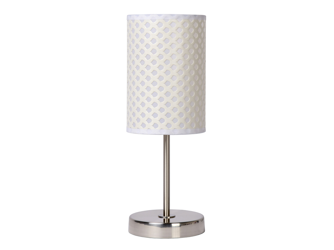 Stolní lampa Moda, bílá, E27, 38cm
