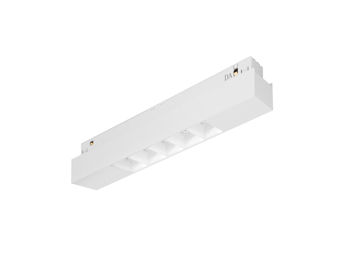 LED svítidlo pro lištový systém 48V track Crete2 S, bílé, 7,5W, 3000K, 50°, 17,5cm