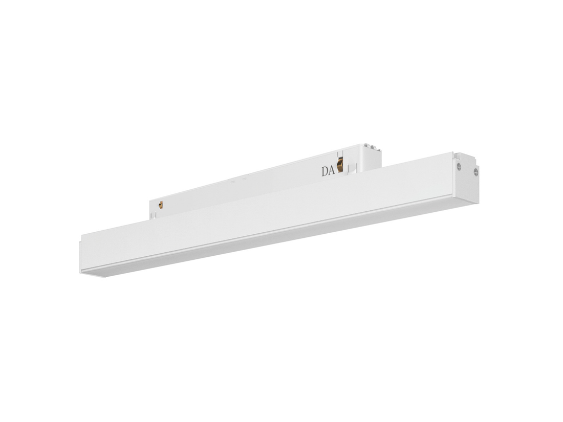 LED svítidlo pro lištový systém 48V track Crete2 M Opal, bílé, 6,3W, 3000K, 115°, 28,5cm