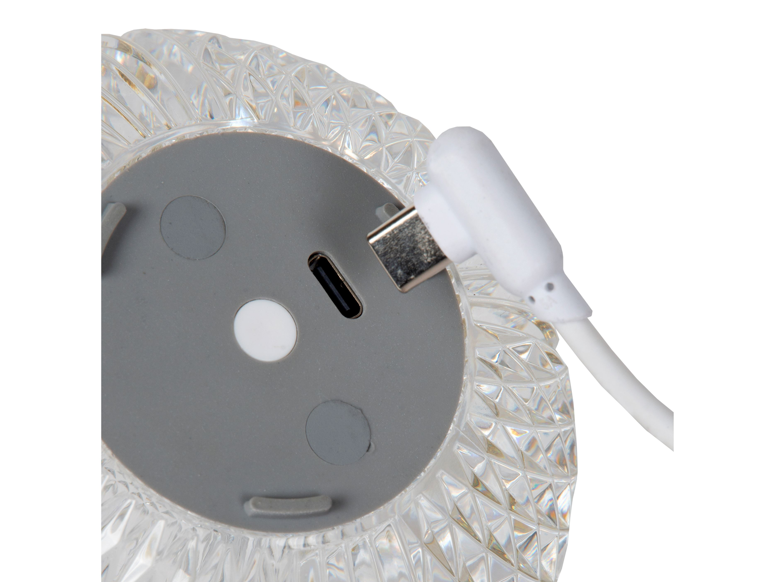 Stolní LED stmívatelná lampa Cintra, matně zlatá/mosaz, baterie, 1,5W, ø9cm