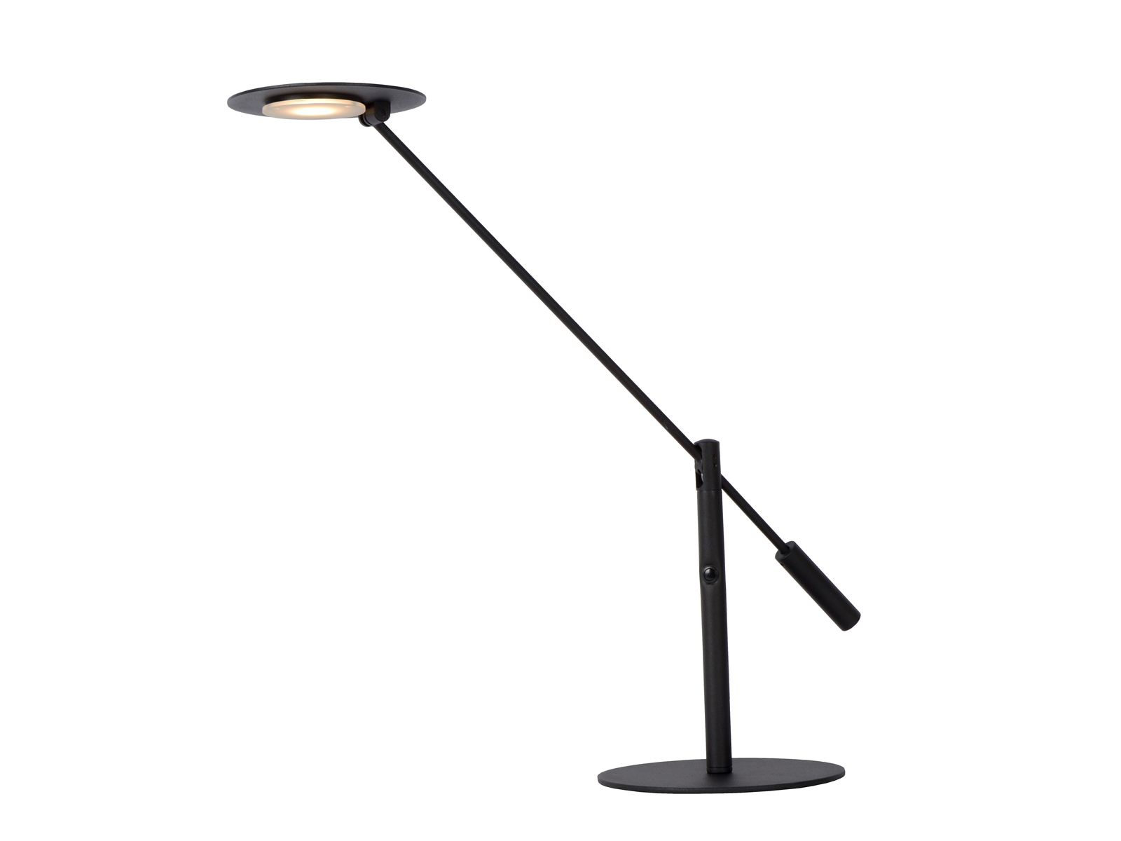 Stolní LED lampa Anselmo černá, 9W, 3000K, 50cm