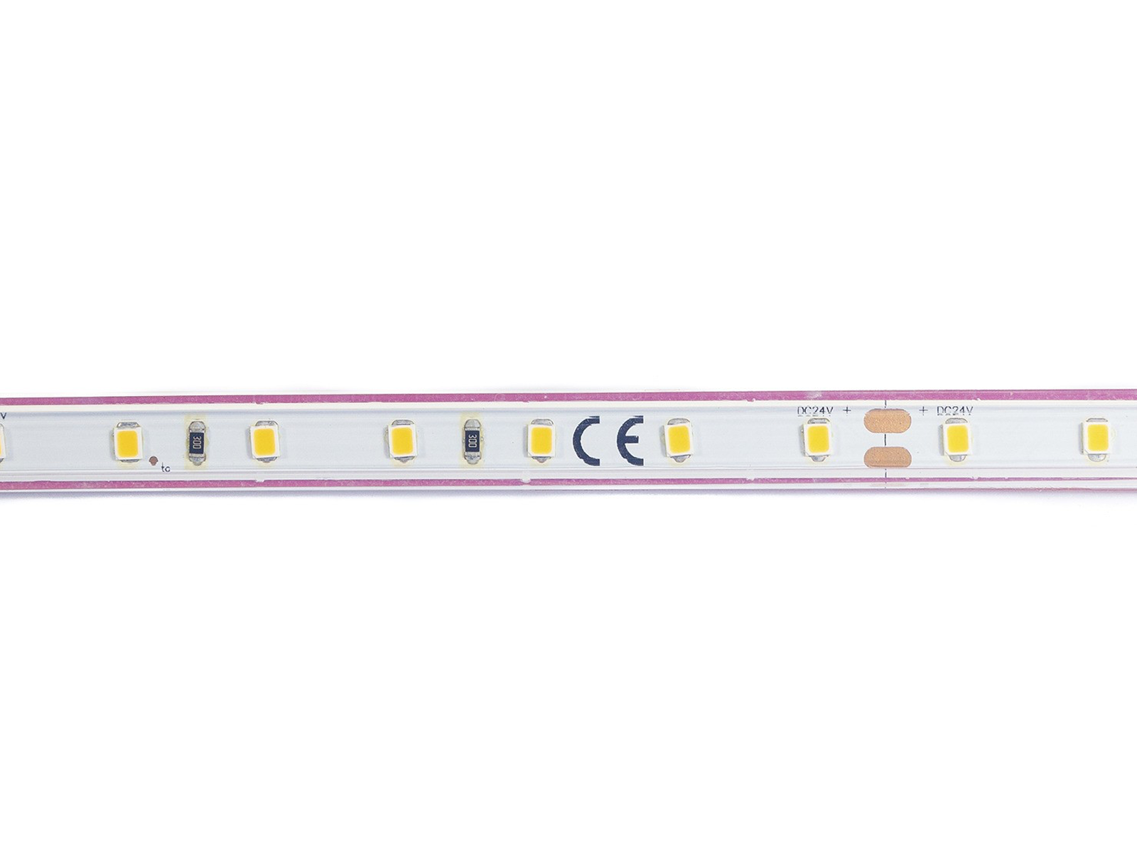 24 V LED pásek Nilo Basic, 12,6W/m, 3000K, 5m, IP67