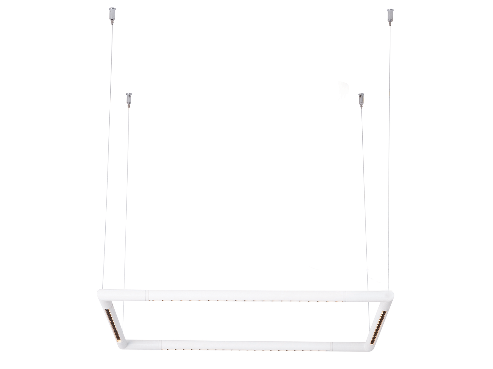 Závěsné LED svítidlo, pískově bílé, 80W, 3000K, 150cm