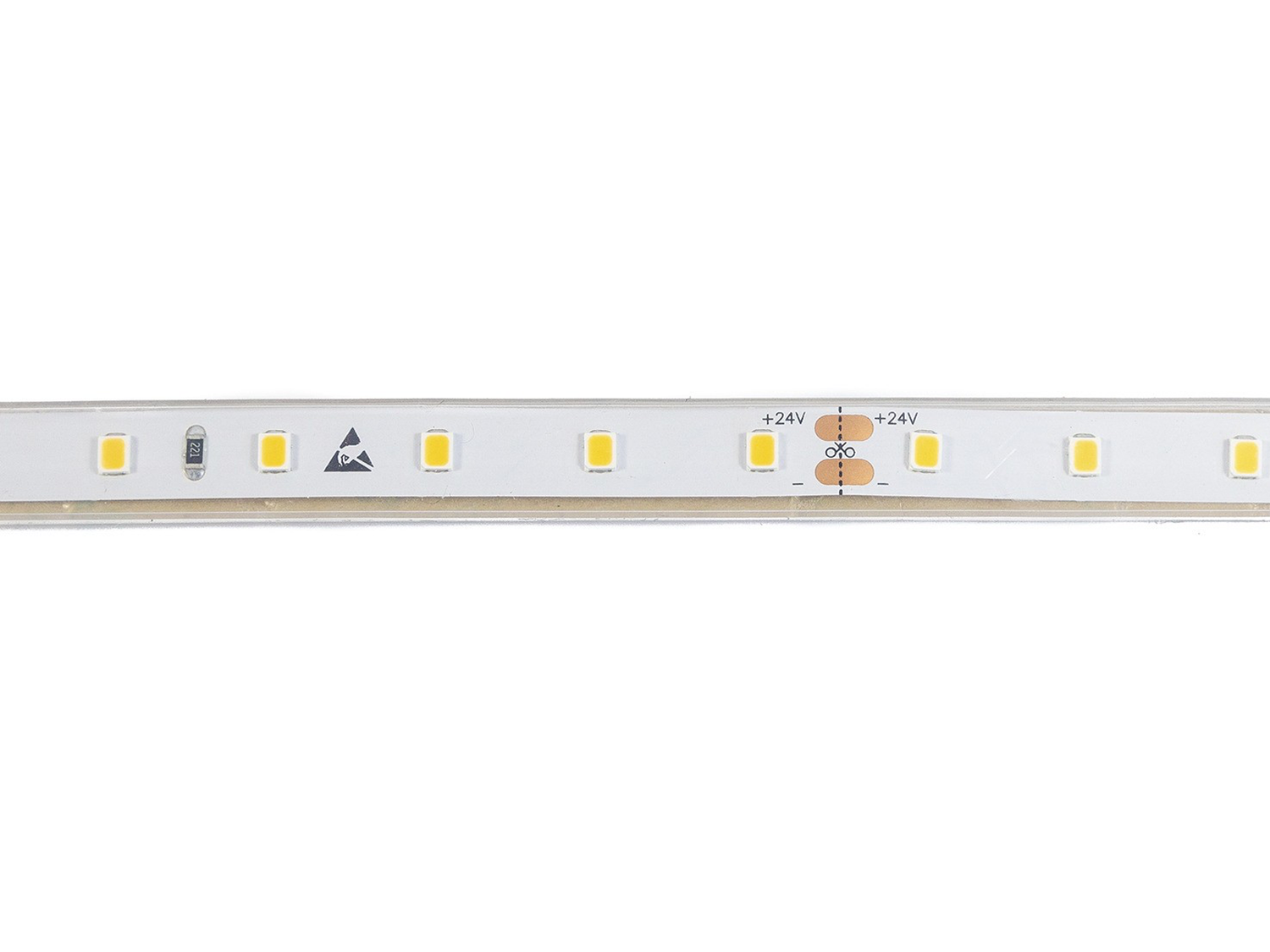 24 V LED pásek Nilo 5, 8,5W/m, 2700K, 5m, IP67