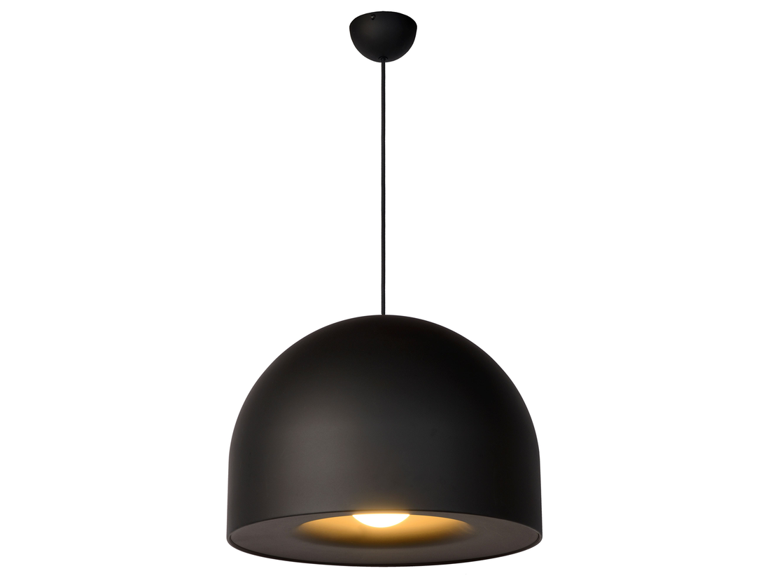 Závěsné svítidlo Akron černé, E27, ø50cm