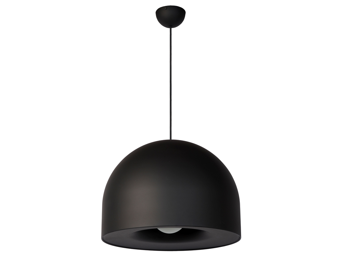 Závěsné svítidlo Akron černé, E27, ø50cm