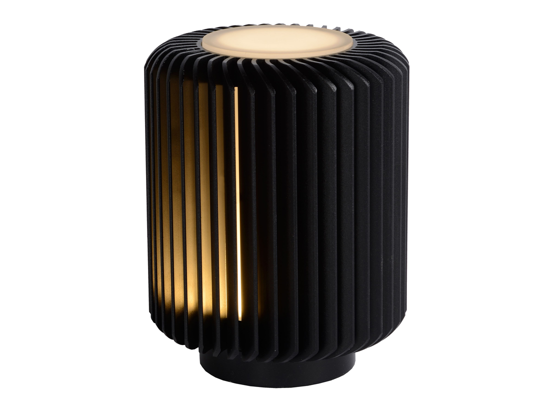Stolní LED lampa Turbin černá, 5W, 3000K, 13,7cm