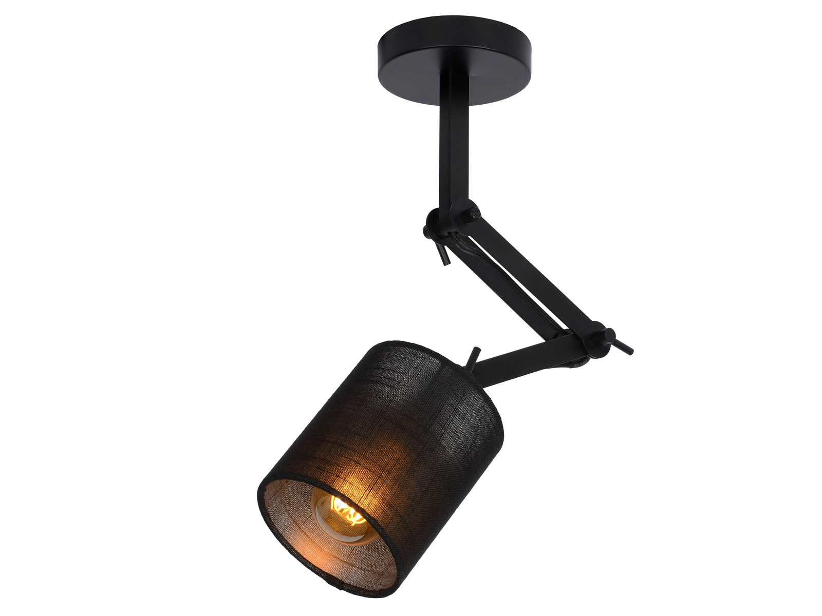Stropní svítidlo Tampa černé, E27, 51cm
