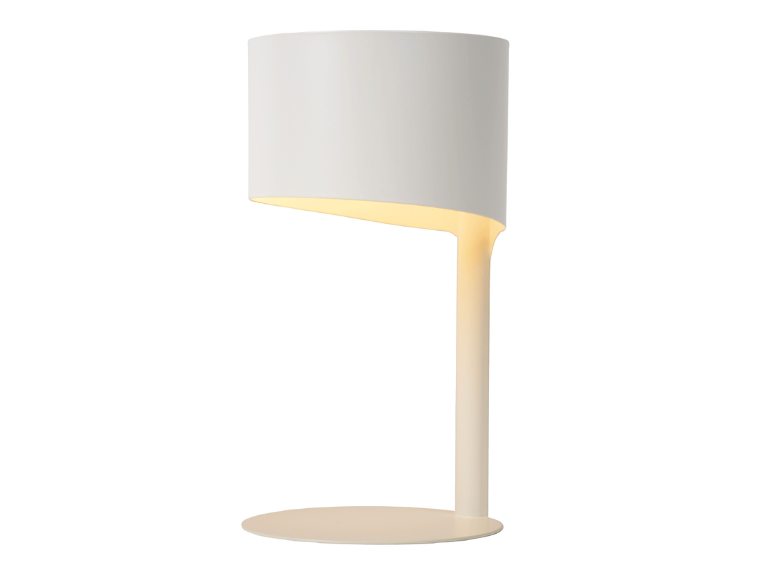 Stolní lampa Knulle, bílá, E14, 28,5cm