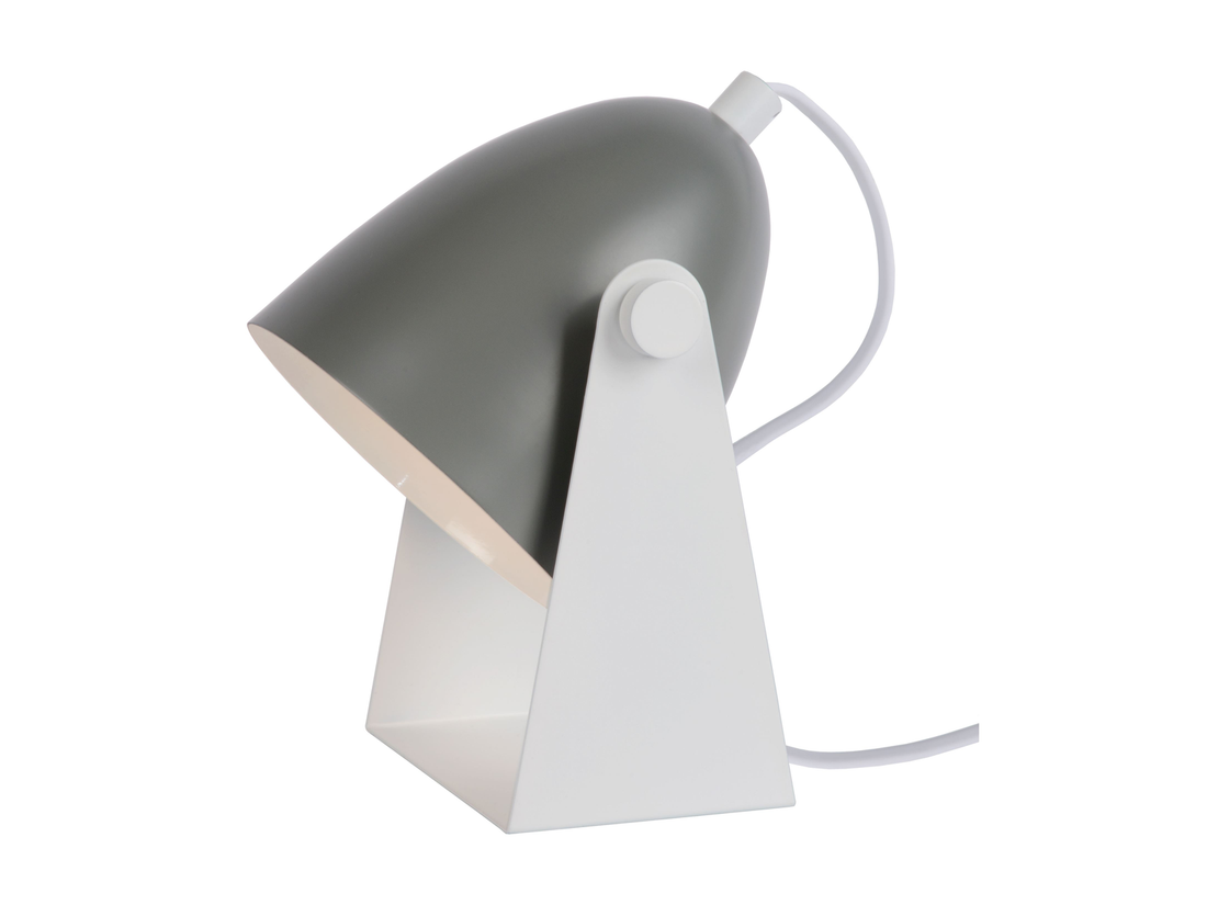 Stolní lampa Chago, šedá, E14, 20cm
