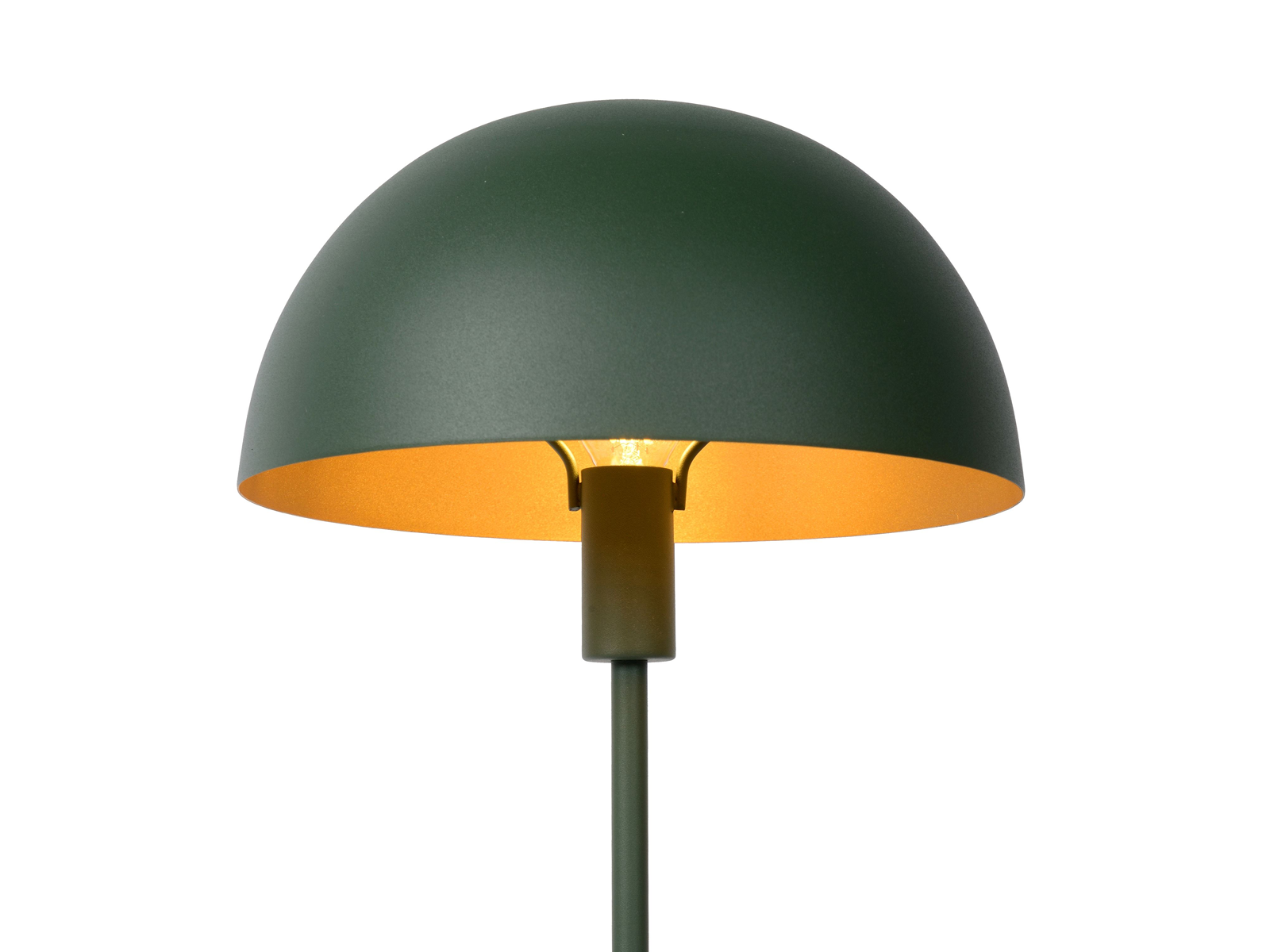 Stolní lampa Siemon, zelená, E14, 40cm