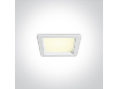Zapuštěné LED svítidlo 50110UV, bílé, 10W, 3000K, 4000K, 6000K, 230V, 9,5cm, IP44