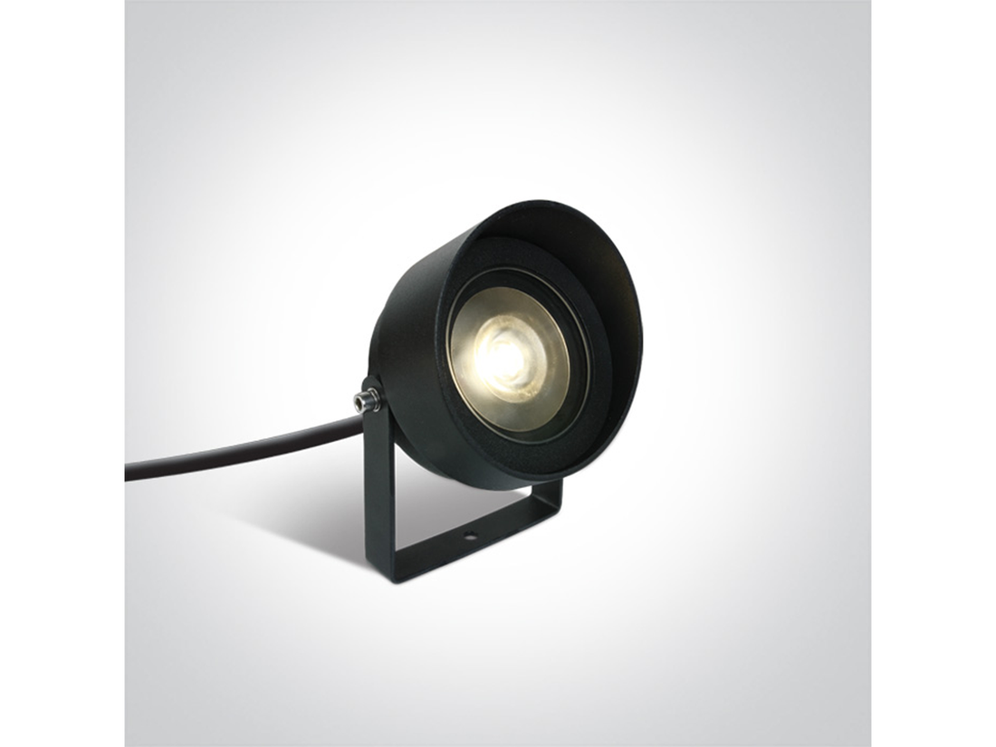 Zahradní bodové LED svítidlo, antracit, 14W, 3000K, ø12,4cm, 20°, IP65