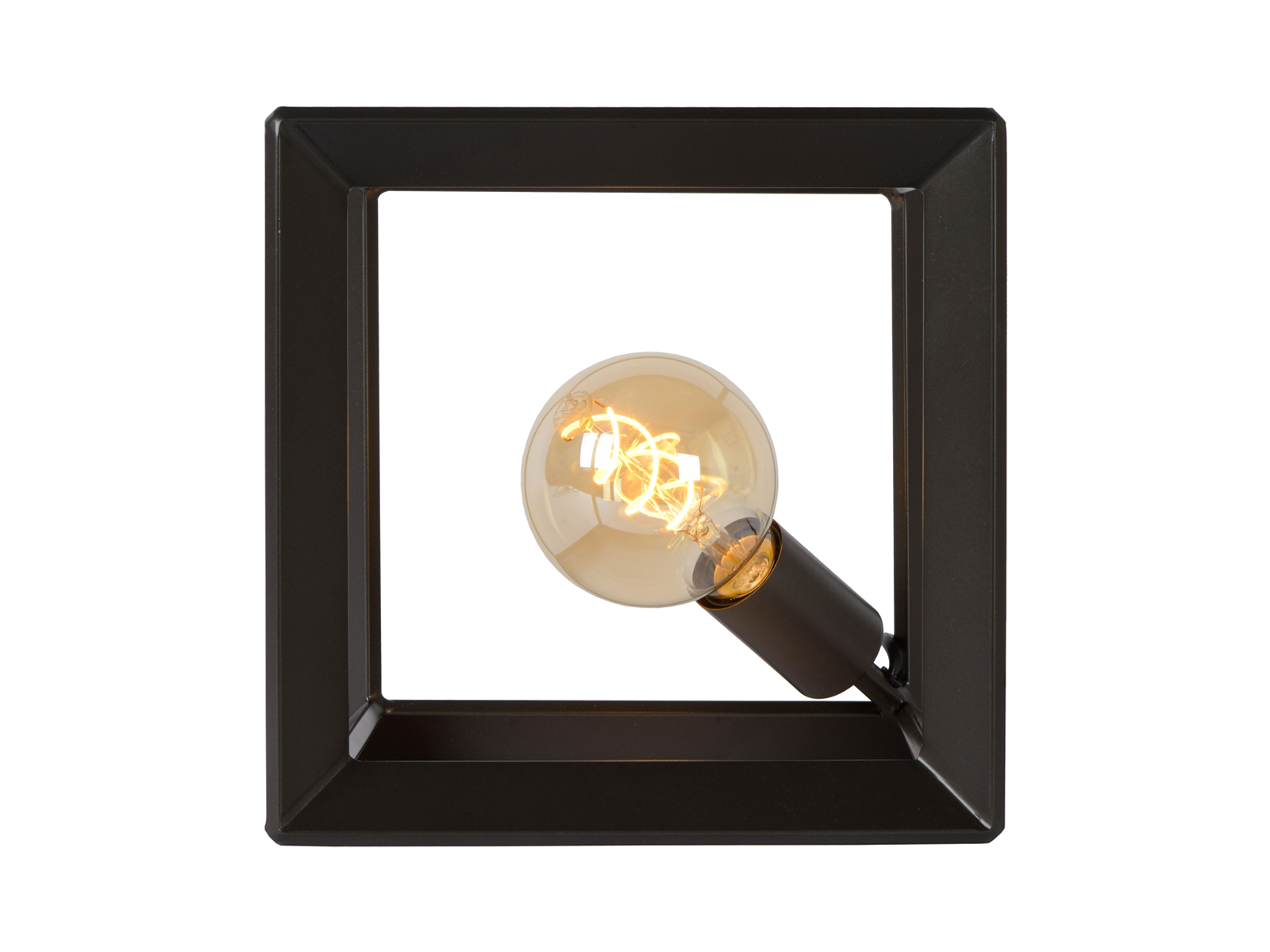 Stolní lampa Thor, šedý kov, E27, 25cm