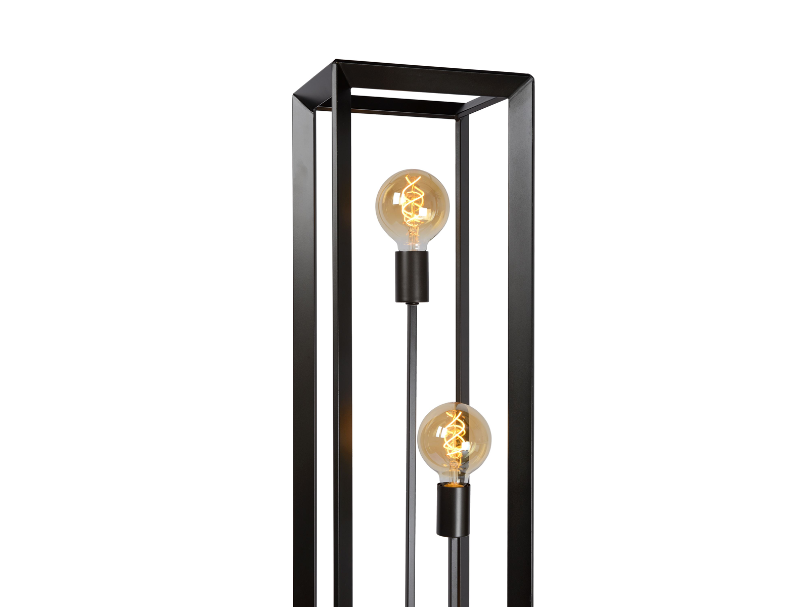 Stojací lampa Thor, šedý kov, 3xE27, 140cm