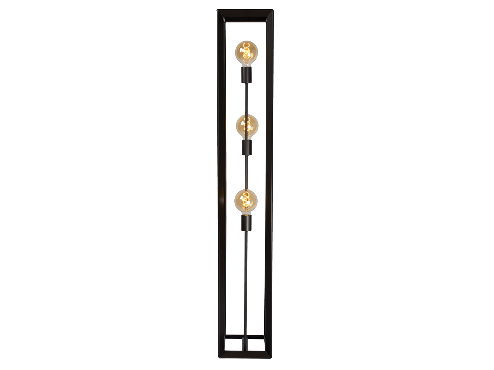 Stojací lampa Thor, šedý kov, 3xE27, 140cm