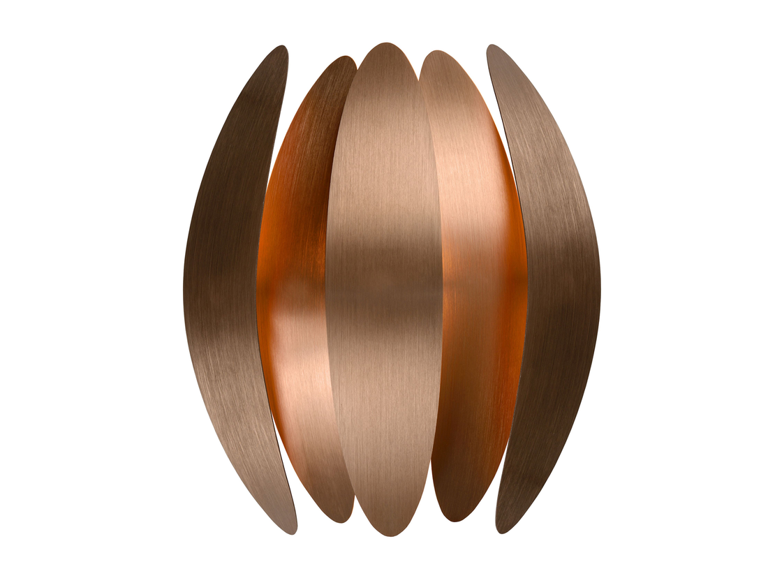 Nástěnné svítidlo Vivana, měď, 2xG9, 36cm