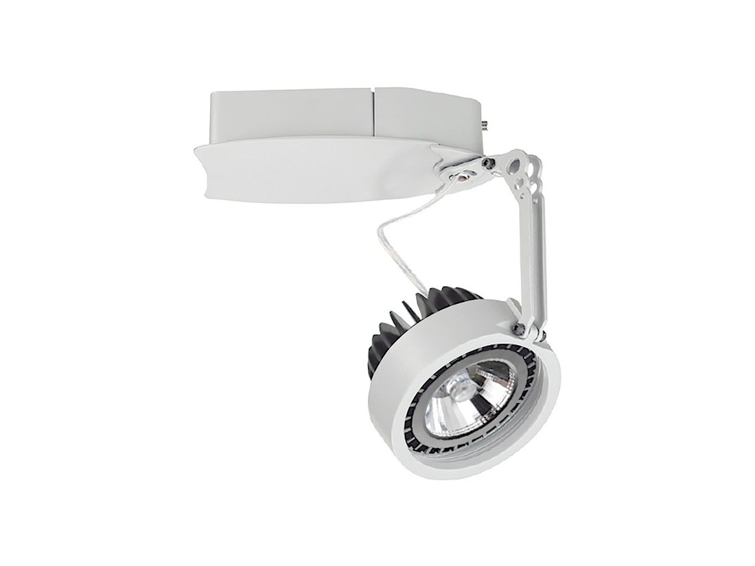 Stropní LED reflektor Haiti W, bílé, 17W, 3000K, 14°, ø12,1cm