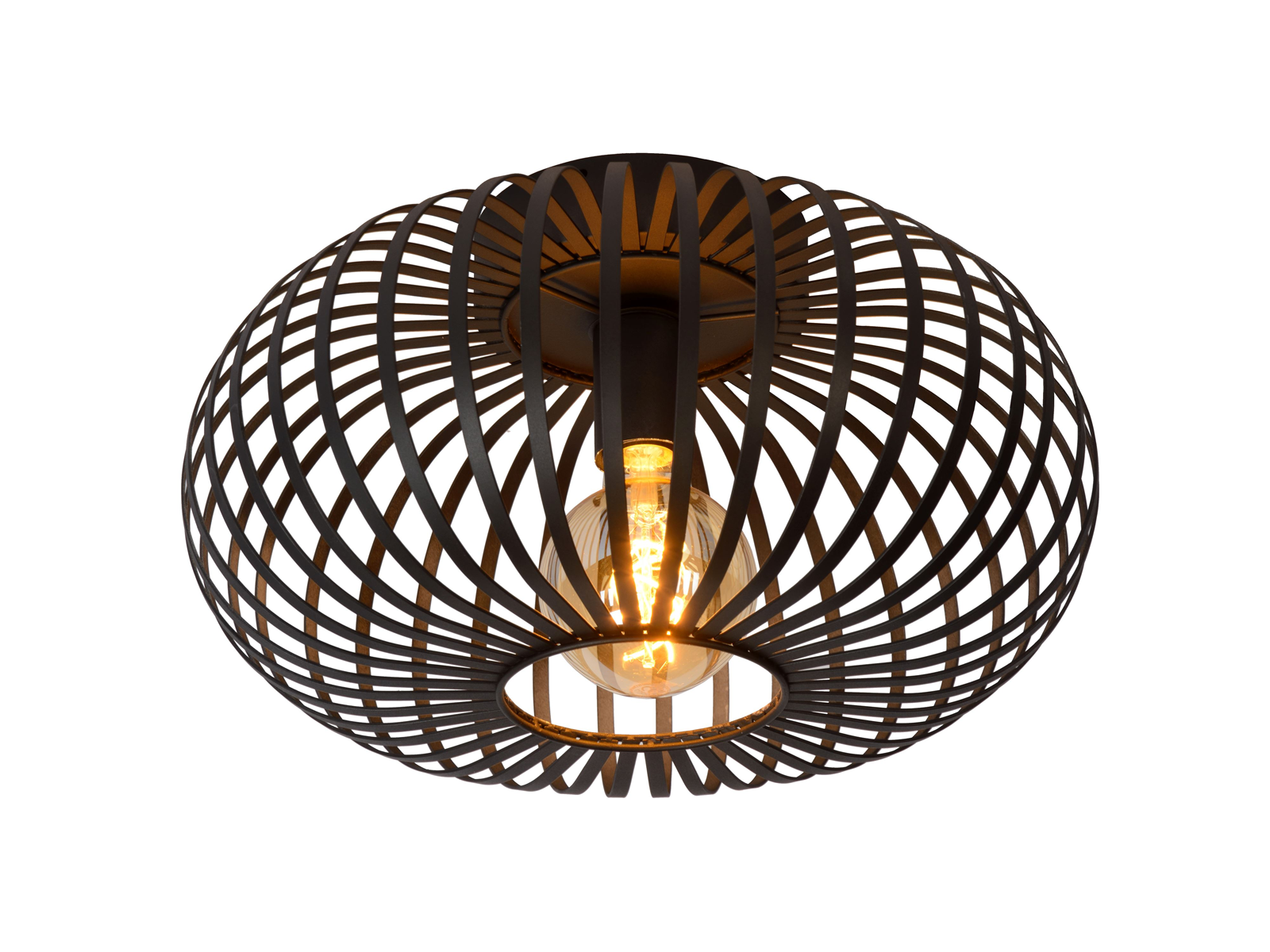 Stropní svítidlo Manuela černé, E27, ø39,5cm
