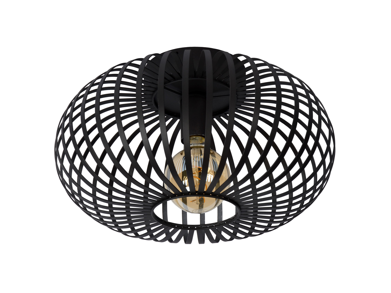 Stropní svítidlo Manuela černé, E27, ø39,5cm
