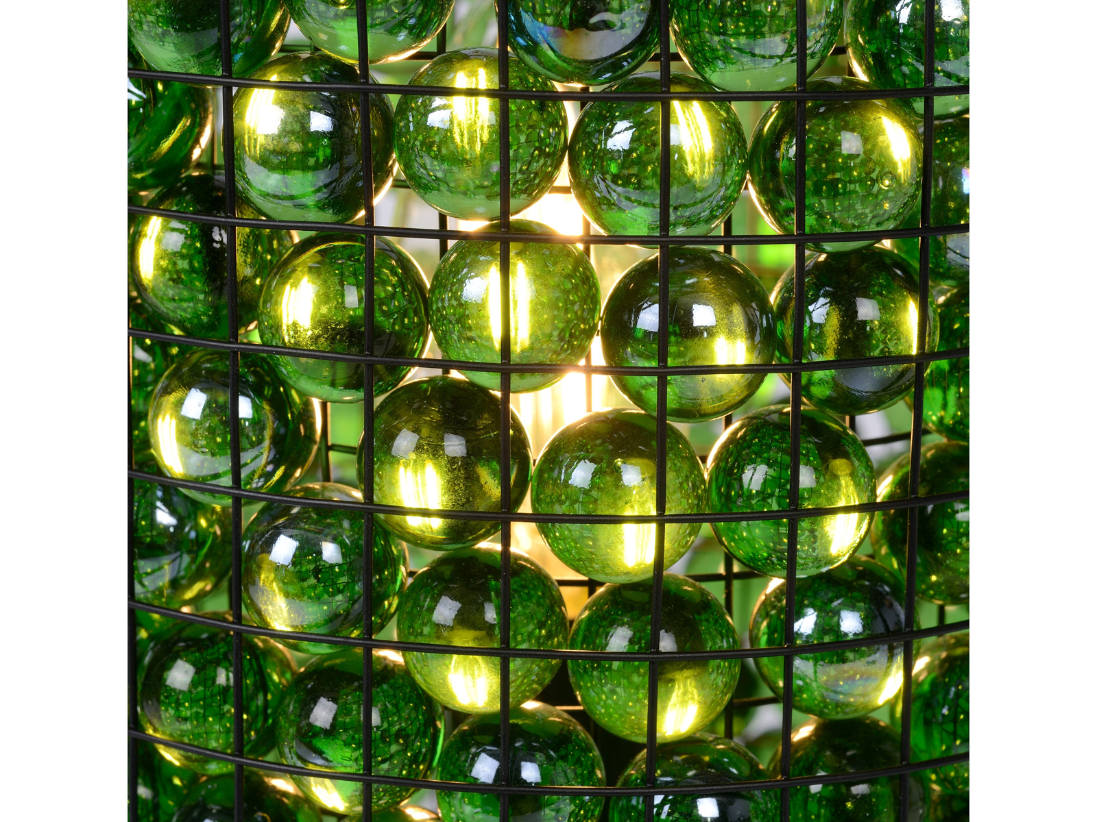Stolní lampa Extravaganza Marbelous, zelená, E14, 21cm