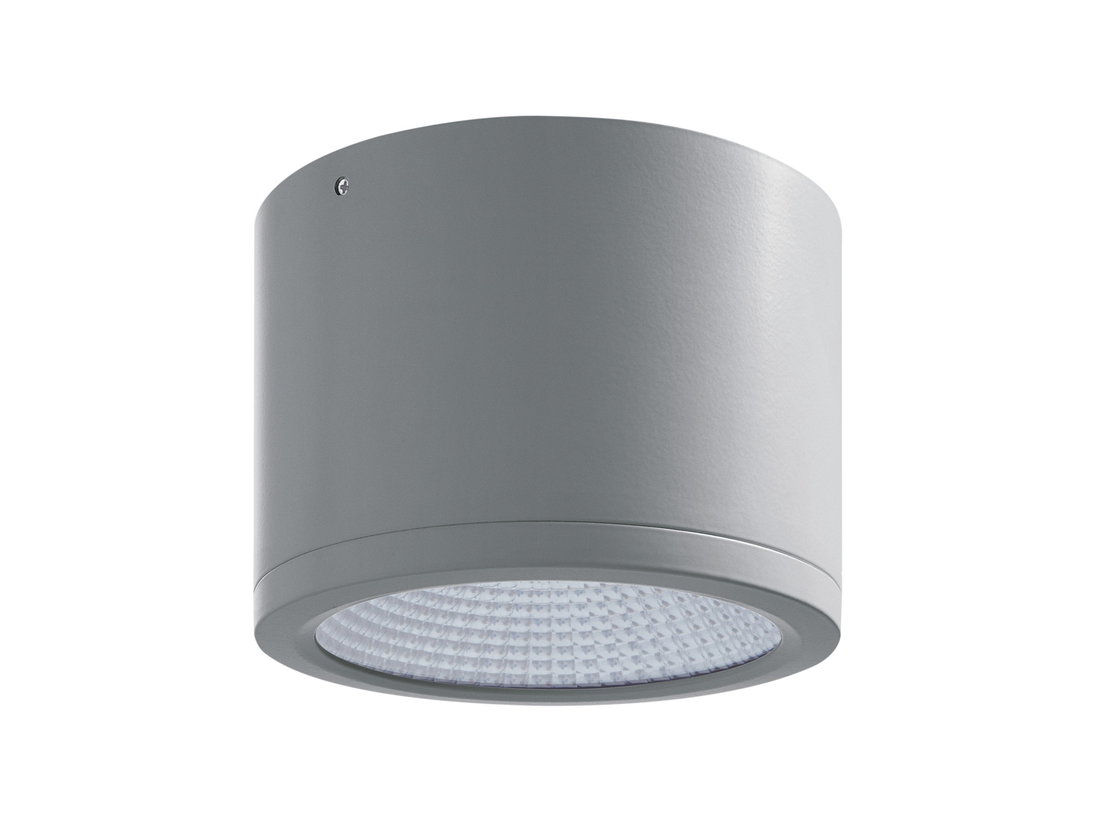 Přisazené stropní LED svítidlo Buis L, šedé, 32W, 3000K, ø16cm