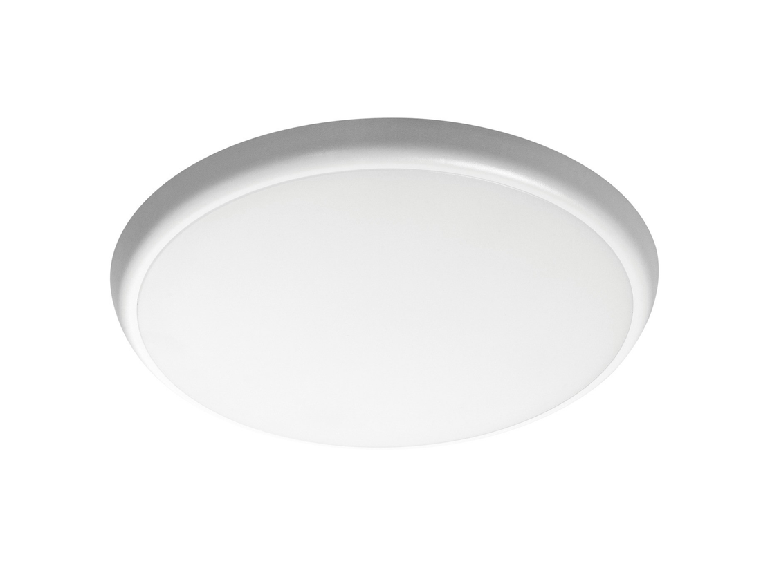 Stropní přisazené LED svítidlo Valgus kruh, bílé, 18W, 3000K, ø30cm