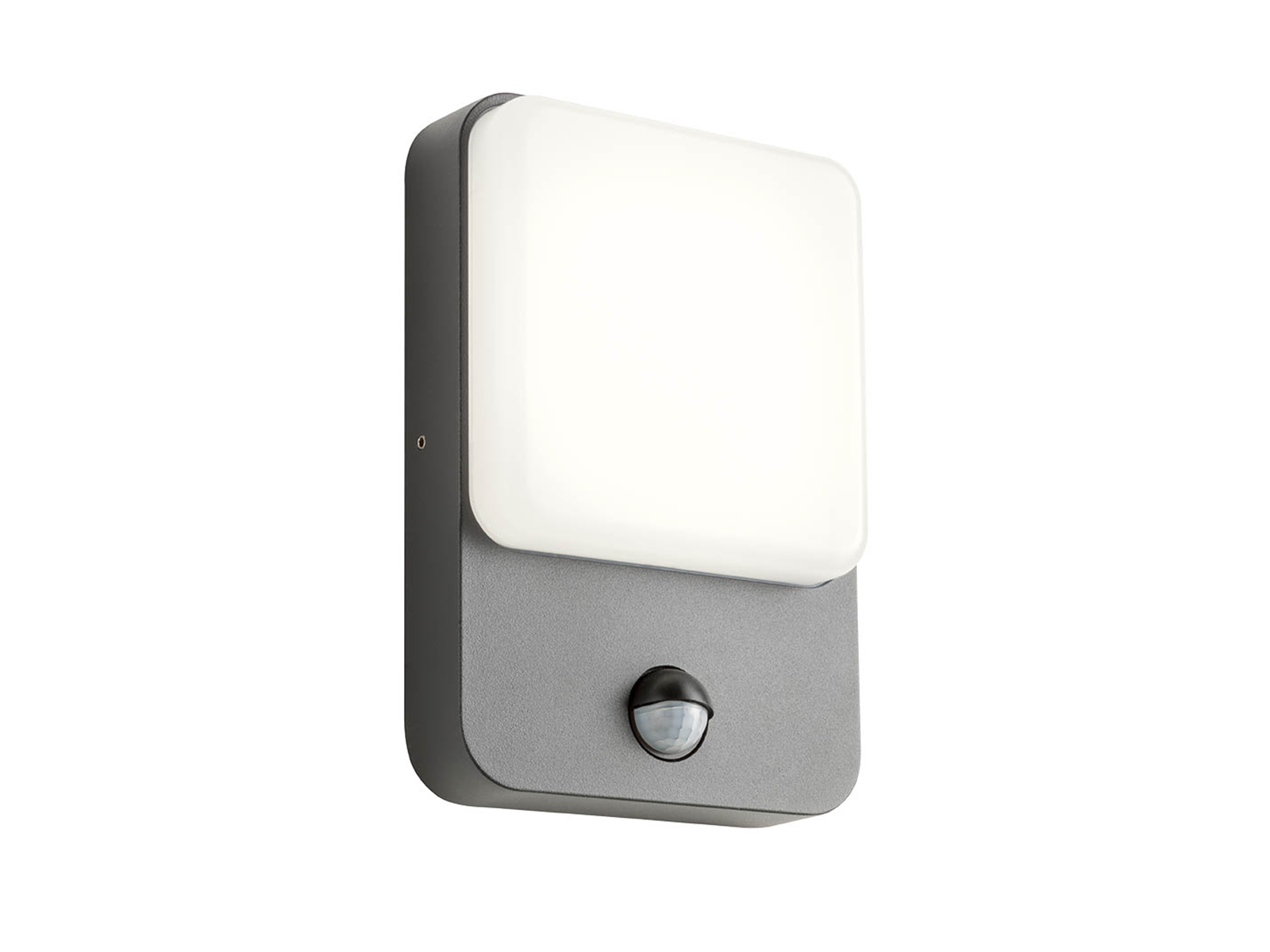 Nástěnné LED svítidlo Colin se senzorem pohybu, tmavě šedé, 9W, 4000K, 20,6cm