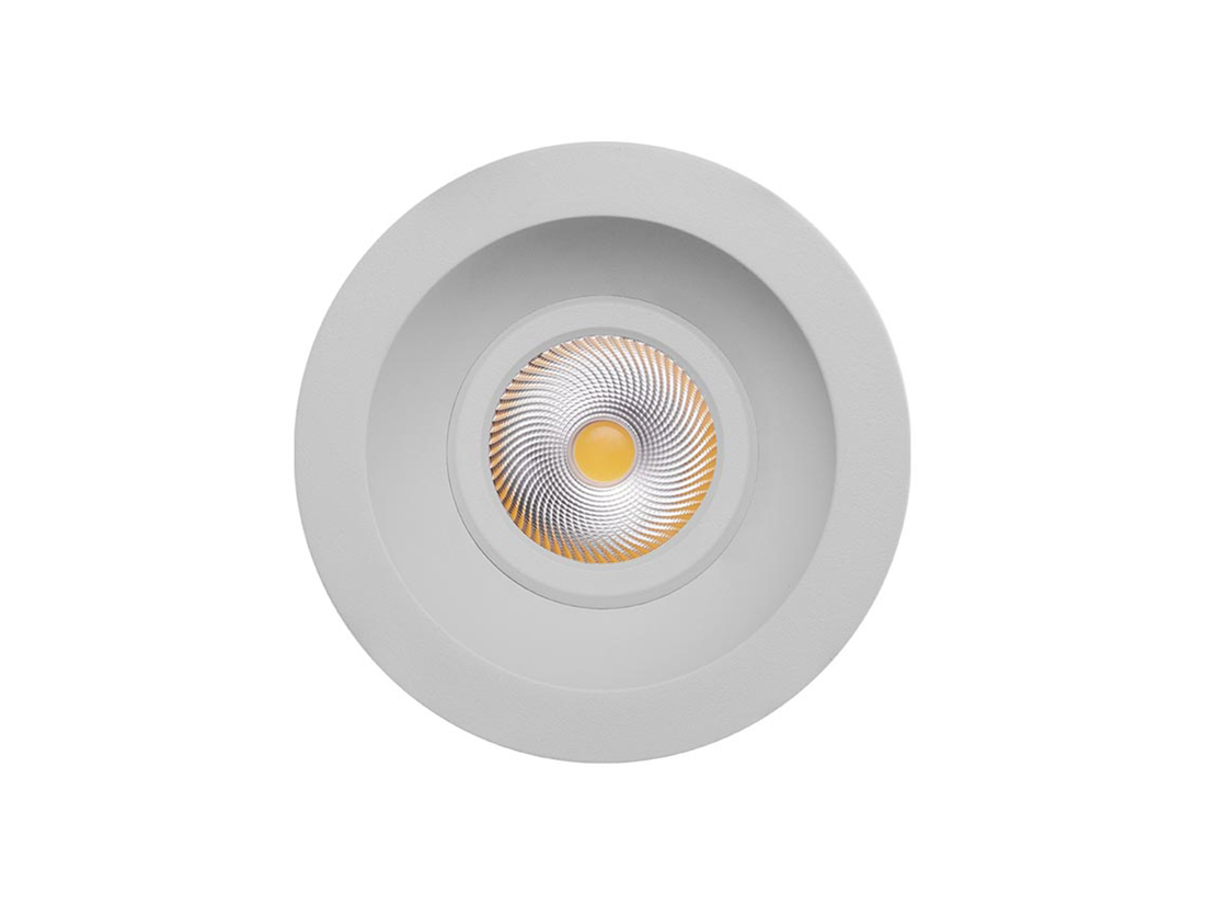 Stropní LED svítidlo XENO matně bílé, 7W, 3000K, ø11,5cm