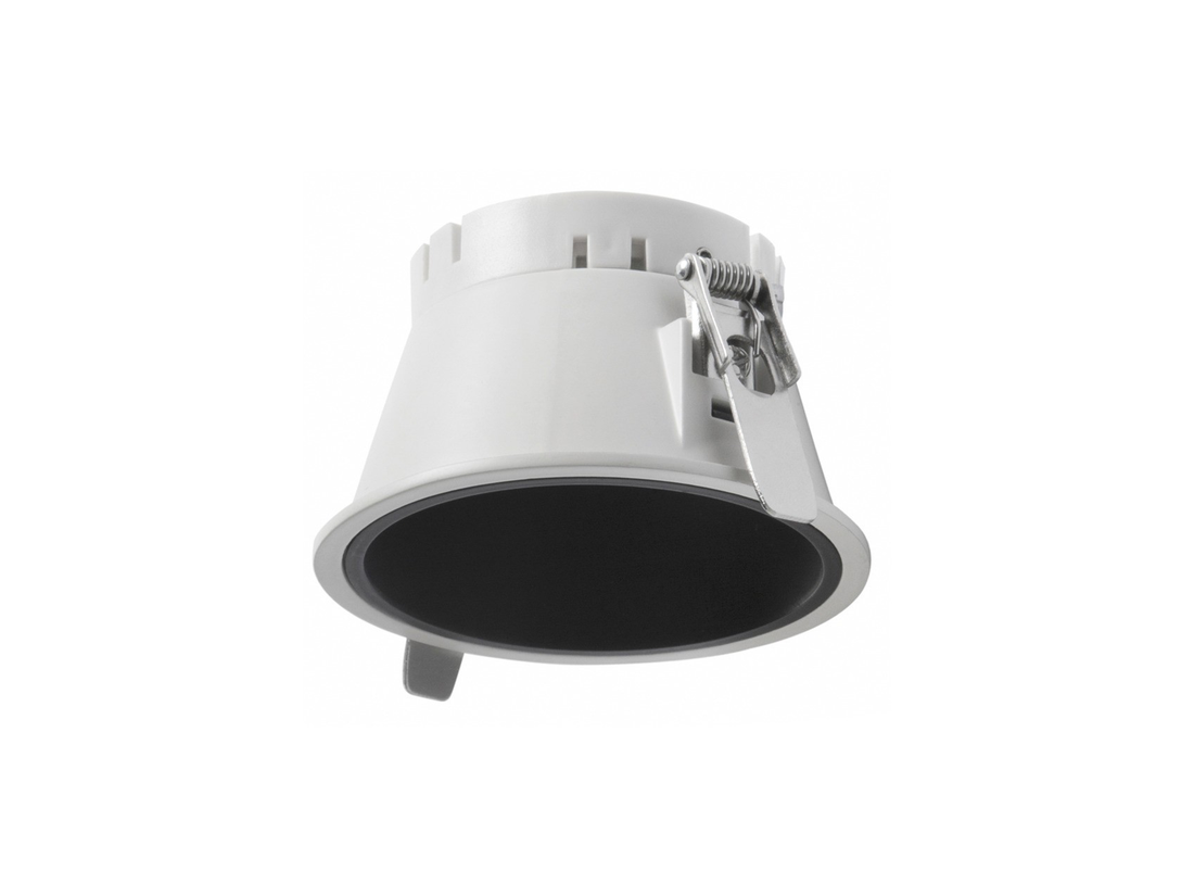 Stropní rámeček pro LED svítidlo do podhledu kulatý Nok4 M, bílý, ø9,5cm, IP20