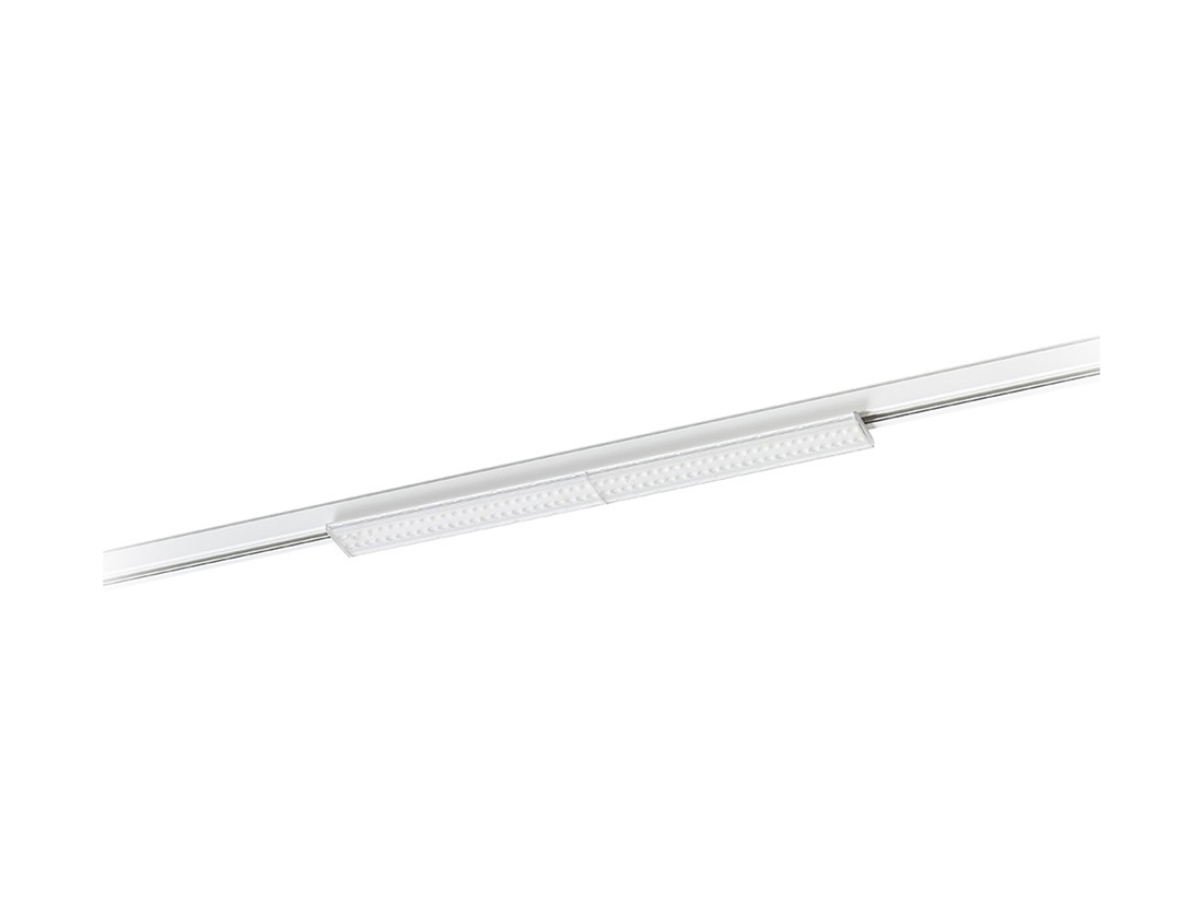 Lineární LED svítidlo FLATLINE 60 pro tříokruhovou lištu, bílá, 230V, 20W, 90°, 3000K, 60cm