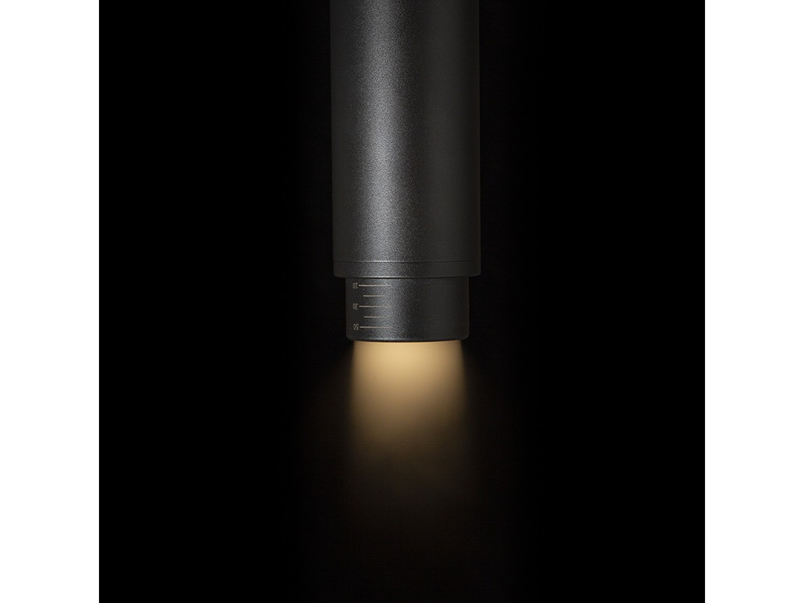 Stropní svítidlo OPTIMUS pro tříokruhovou lištu, černé, 230V, GU10, 10-50°, 19cm