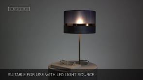 Stolní lampa Extravaganza Tusse, modrá, E14, 50cm