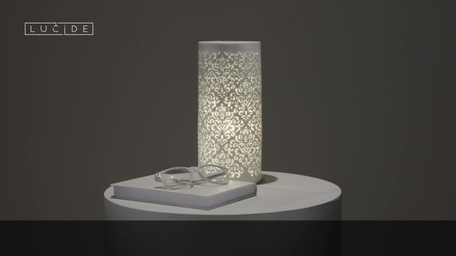 Stolní lampa Kant, bílá, E14, 28cm