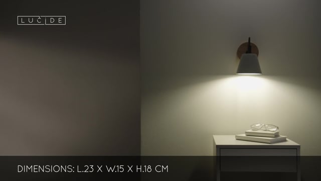Nástěnné svítidlo Possio, E14, ø15cm