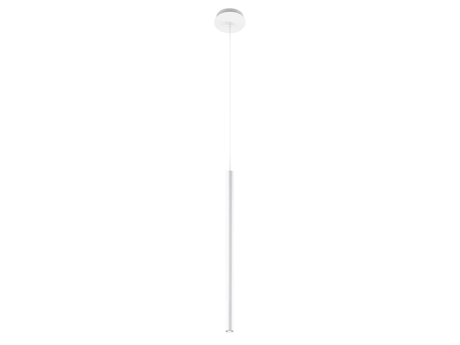 Závěsné LED svítidlo Kanji pískově bílé 6W, 3000K, 55cm
