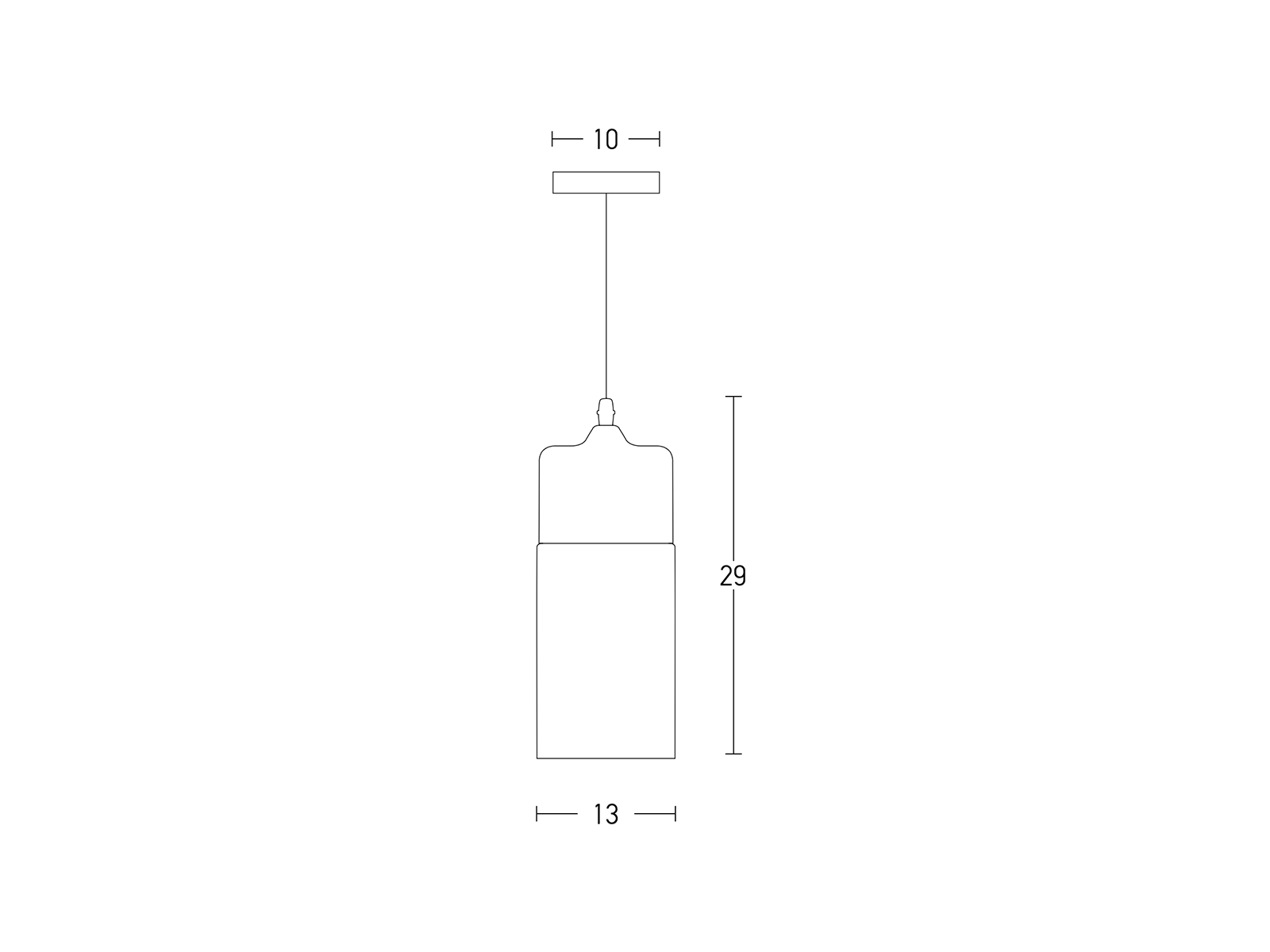 Závěsné svítidlo černé/champagne, 1xE27, 29cm