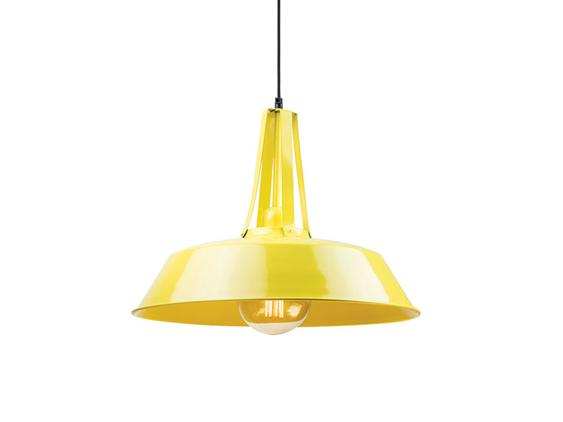 Závěsné svítidlo žluté, 1xE27, ø46cm