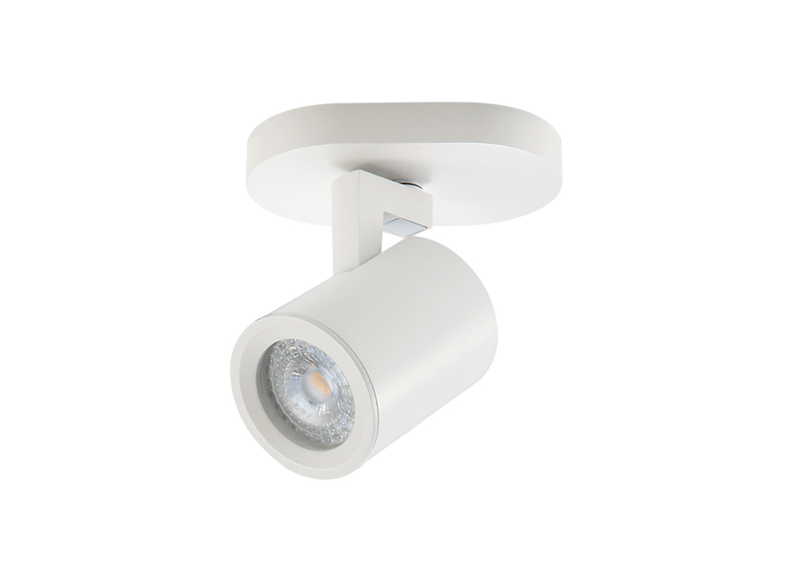 Nástěnné svítidlo matně bílé, 1xGU10, 11cm