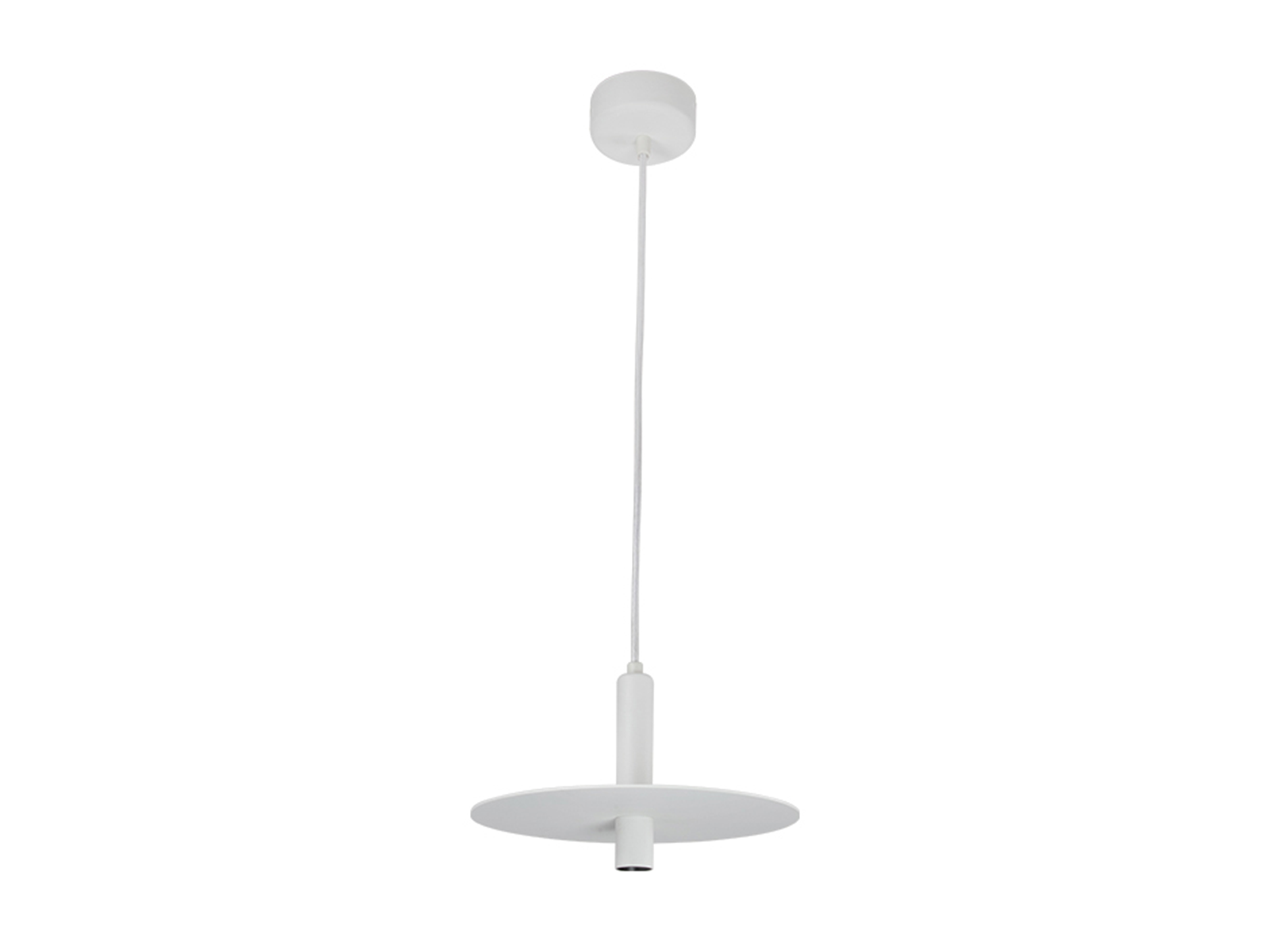 Závěsné LED svítidlo bílé, 7W, 3000K, 26cm