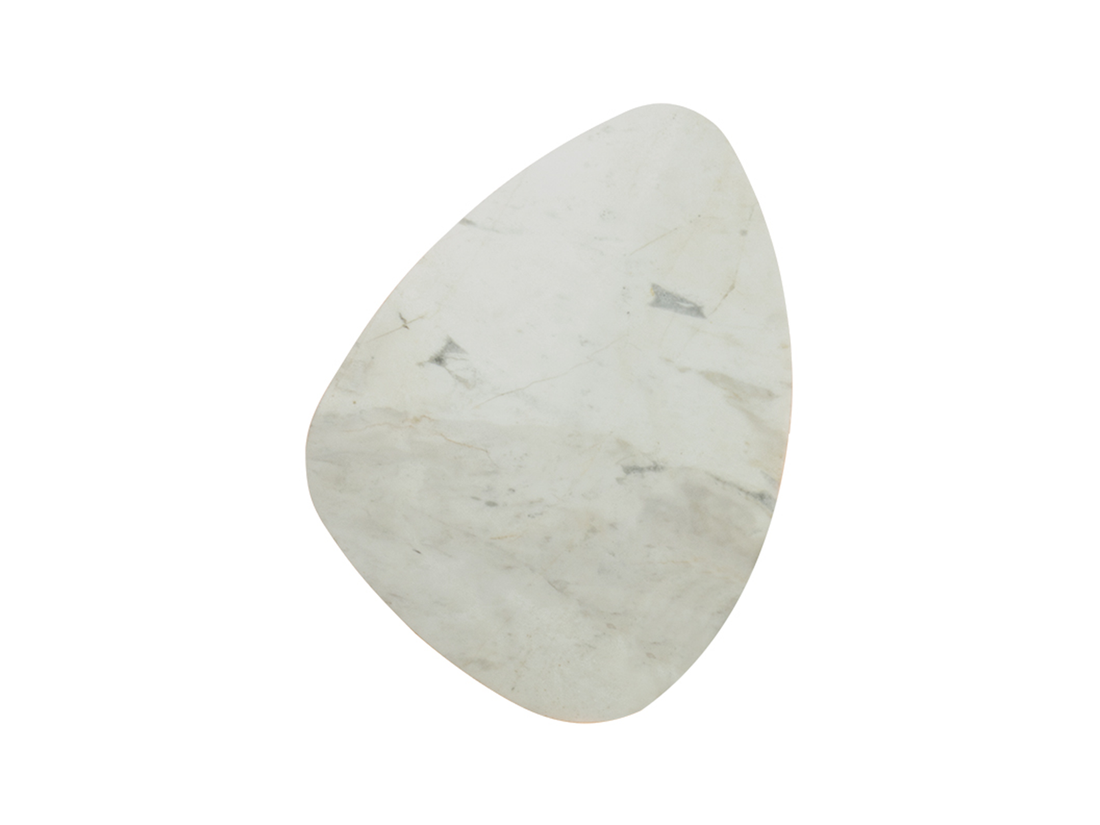 Nástěnné svítidlo z bílého mramoru, 2xG9, 30cm