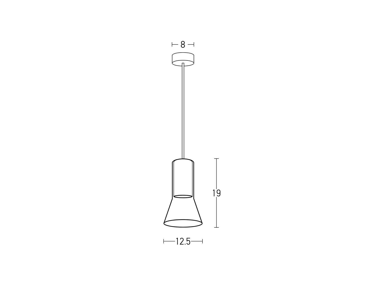 Závěsné svítidlo žluté, 1xGU10, ø12cm