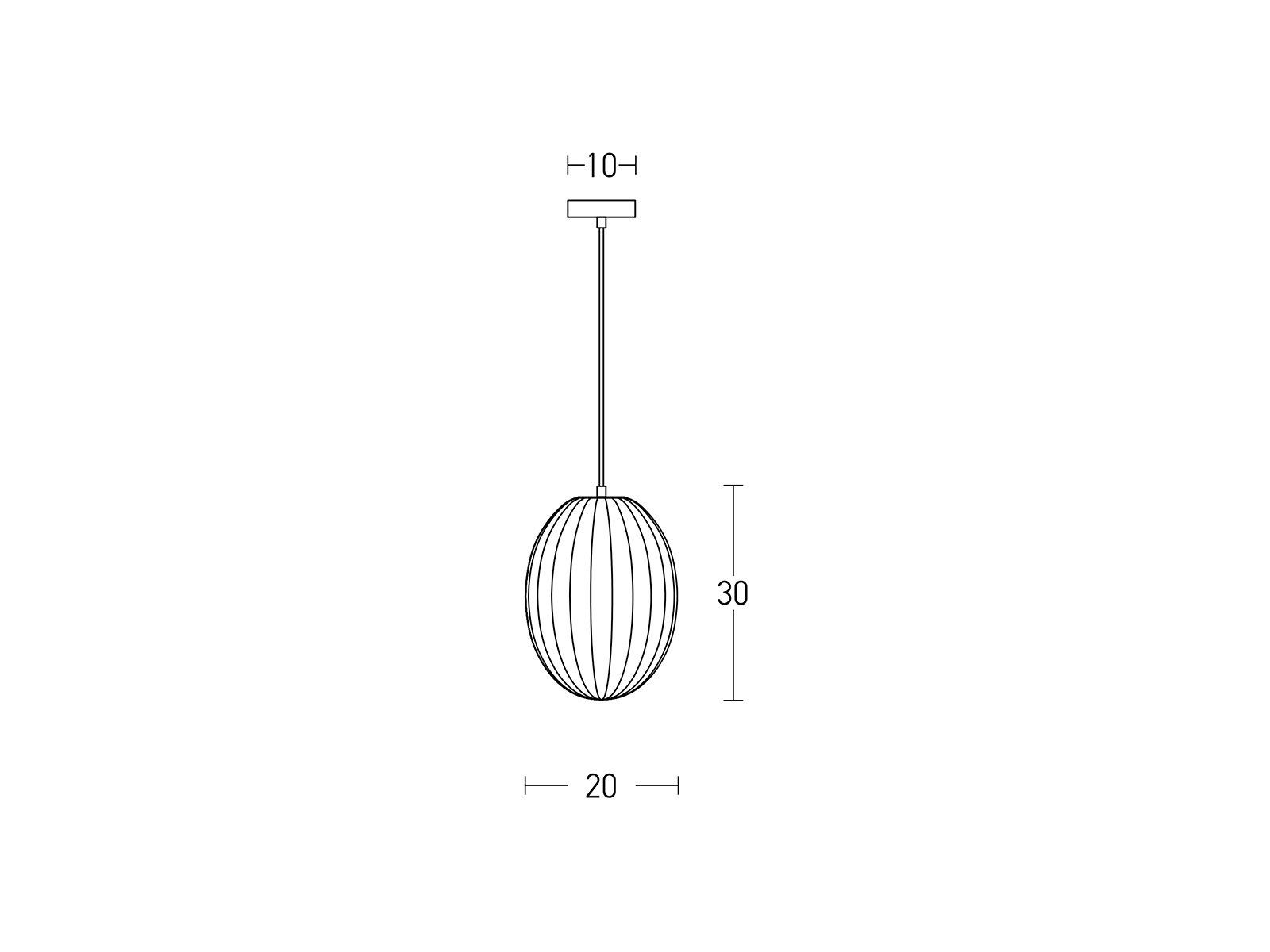 Závěsné svítidlo champagne, 1xE14, 30cm